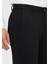 Siyah Düz Örme Jogging Fit Casual Pantolon 3