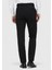 Siyah Düz Örme Jogging Fit Casual Pantolon 4