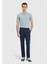 Lacivert Düz Dokuma Jogging Fit Casual Pamuk Karışımlı Pantolon 1