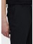 Siyah Düz Dokuma Jogging Fit Casual Pantolon 3