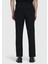 Siyah Düz Dokuma Jogging Fit Casual Pantolon 5