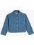 Kız Çocuk Jean Ceket Indigo Model 4