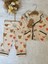 Tuem Baby Unisex Kalpli Ayıcık Baskılı Uzun Kollu Alt Beli Lastikli Pijama Takımı 6-9 Ay/ 9-12 Ay/ 12-18 Ay/ 18-24 Ay 2