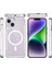 iPhone 14 Plus Kılıf Ultra Koruma Sağlayan Magsafeli Obdisian Premium Sert Şeffaf Silikon Kapak 1
