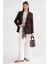 4516 Kadın Bezayağı Blazer Ceket Kahve 2