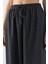 4584 Kadın Beli Lastikli Örme Şalvar Pantolon Antrasit 4