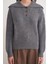6900 Kadın Düğmeli Devrik Yaka Triko Kazak Antrasit 4