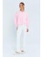 6902 Kadın Sakallı Basic Yumuşak Dokulu Triko Hırka Pembe 2