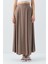4631 Kadın Parçalı Kloş Etek Toprak 4