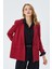 4516 Kadın Bezayağı Blazer Ceket Bordo 3