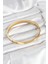 316L Çelik Gold Renk 65 mm Kadın Kelepçe Bileklik 2