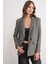 4516 Kadın Bezayağı Blazer Ceket Haki 2