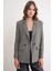 4516 Kadın Bezayağı Blazer Ceket Haki 5