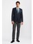 Erkek Lacivert Mono Yaka Yün Delfino Blazer Ceket 3