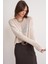 6864 Kadın Ajurlu File Mevsimlik Triko Kazak Kemik 3