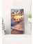 Gün Batımı Manzaralı Mdf Dikdörtgen Duvar Saati (30X60 Cm) Uv Baskı – USD040 1