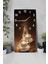 Mdf Dikdörtgen Kahve Fincanı Desenli Uv Baskı Sessiz Duvar Saati 30X60 cm – USD016 6