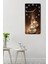 Mdf Dikdörtgen Kahve Fincanı Desenli Uv Baskı Sessiz Duvar Saati 30X60 cm – USD016 7