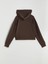 Lcw Vision Kahverengi Kapüşonlu Kadın Fermuarlı Sweatshirt 6