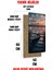 Gün Batımı ve Tekne Temalı Mdf Dikdörtgen Duvar Saati – 30X60 Cm, Uv Baskı – USD045 5