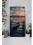 Gün Batımı ve Tekne Temalı Mdf Dikdörtgen Duvar Saati – 30X60 Cm, Uv Baskı – USD045 6