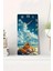 Deniz Temalı Mdf Dikdörtgen Duvar Saati – 30X60 Cm, Uv Baskı – USD060 1