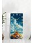 Deniz Temalı Mdf Dikdörtgen Duvar Saati – 30X60 Cm, Uv Baskı – USD060 3