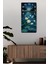 Mdf Dikdörtgen Dekoratif Duvar Saati – Nilüfer Çiçekli Gölet Tasarımı (30X60 Cm) – USD067 2