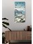 Kelebek ve Beyaz Çiçek Desenli Mdf Dikdörtgen Duvar Saati – 30X60 cm Uv Baskıı – USD053 2