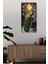 Mdf Dikdörtgen Dekoratif Duvar Saati – Tavus Kuşu ve Ay Desenli 30X60 cm Uv Baskı – USD024 2