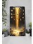 Mdf Dikdörtgen Dekoratif Duvar Saati – Altın Şelale Tasarım (30X60 Cm) – USD019 6