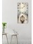 Mdf Dikdörtgen Duvar Saati 30X60 cm Kayık ve Orman Temalı Uv Baskı– USD072 6