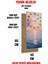 Gün Batımı Manzaralı Mdf Dikdörtgen Duvar Saati – 30X60 cm Uv Baskı – USD055 5