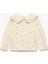 Pamuklu Uzun Kollu Çiçek Desenli Bebe Yaka Tişört 2