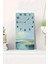 Soyut Deniz Manzaralı Mdf Dikdörtgen Duvar Saati – 30X60 Cm, Uv Baskı – USD050 1