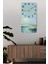 Soyut Deniz Manzaralı Mdf Dikdörtgen Duvar Saati – 30X60 Cm, Uv Baskı – USD050 2