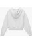Rahat Kalıp Cep Detaylı Kapüşonlu Fermuarlı Crop Sweatshirt 2