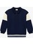 Şardonlu Uzun Kollu Fermuar Detaylı Polo Yaka Sweatshirt 1