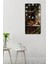 Mdf Dikdörtgen Kedi Temalı Duvar Saati – 30X60 cm Uv Baskılı – USD015 7