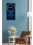 Gece Manzaralı Ağaç Temalı Mdf Dikdörtgen Duvar Saati – 30X60 Cm, Uv Baskı– USD044 4
