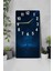 Gece Manzaralı Ağaç Temalı Mdf Dikdörtgen Duvar Saati – 30X60 Cm, Uv Baskı– USD044 6