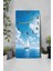 Deniz ve Yelken Temalı Mdf Dikdörtgen Duvar Saati – 30X60 cm Uv Baskı – USD038 6