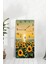 Mdf Dikdörtgen Duvar Saati – 30X60 cm Günebakan Çiçekli Günbatımı Tasarım Uv Baskı – USD013 3