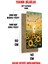Mdf Dikdörtgen Duvar Saati – 30X60 cm Günebakan Çiçekli Günbatımı Tasarım Uv Baskı – USD013 5