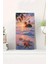 Tropikal Gün Batımı Mdf Dikdörtgen Duvar Saati – 30X60 cm Uv Baskı – USD064 1