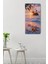 Tropikal Gün Batımı Mdf Dikdörtgen Duvar Saati – 30X60 cm Uv Baskı – USD064 6