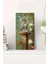 Sevimli Kedi ve Çiçek Temalı Mdf Dikdörtgen Duvar Saati – 30X60 cm Uv Baskı – USD059 1