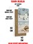 Deniz Temalı Mdf Dikdörtgen Duvar Saati – 30X60 cm Uv Baskı – USD056 5