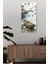 Dekoratif Mdf Dikdörtgen Duvar Saati – Tekne ve Deniz Manzaralı Tasarım (30X60 Cm)– USD036 2