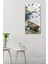 Dekoratif Mdf Dikdörtgen Duvar Saati – Tekne ve Deniz Manzaralı Tasarım (30X60 Cm)– USD036 7